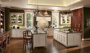 Cabinets for kitchens and bathrooms